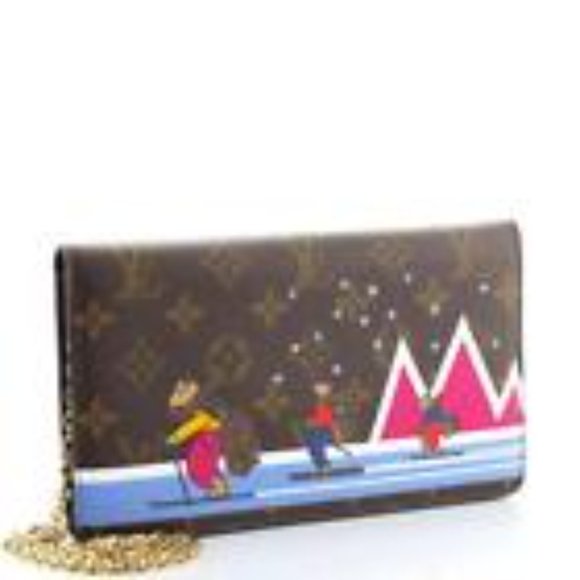 100% AUTHENTIC LOUIS VUITTON LTD EDITION ANIMATION POCHETTE WEEKEND CLUTCH - Picture 12 of 15